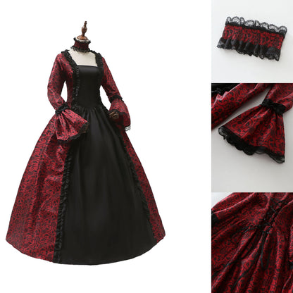 Women's Gothic Victorian Halloween Ball Gown Dress