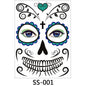 Halloween face sticker