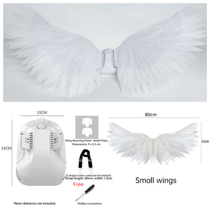 Motorized Angel Wings Flower Decoration, DIY Craft Kit for Wedding & Valentine's Bouquet