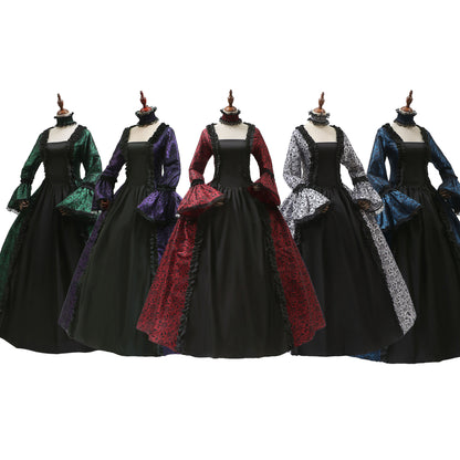 Women's Gothic Victorian Halloween Ball Gown Dress