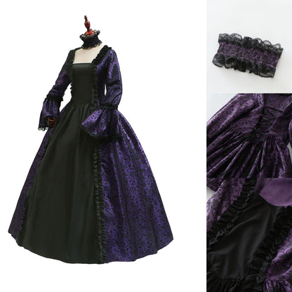 Women's Gothic Victorian Halloween Ball Gown Dress