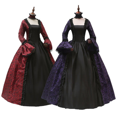 Women's Gothic Victorian Halloween Ball Gown Dress