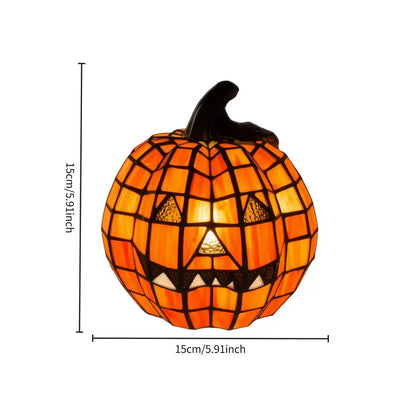 Halloween resin pumpkin lantern