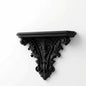 3D Printed Gothic Floating Shelf, Creative Carved Wall Decor, Retro Plant Display Stand for Living Room & Indoor Decor