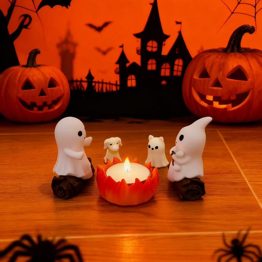 Halloween Ghost Campfire Gathering Decoration