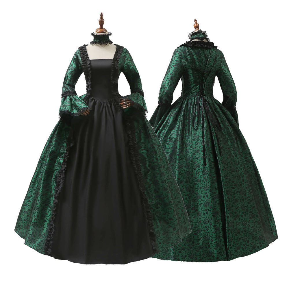 Women's Gothic Victorian Halloween Ball Gown Dress