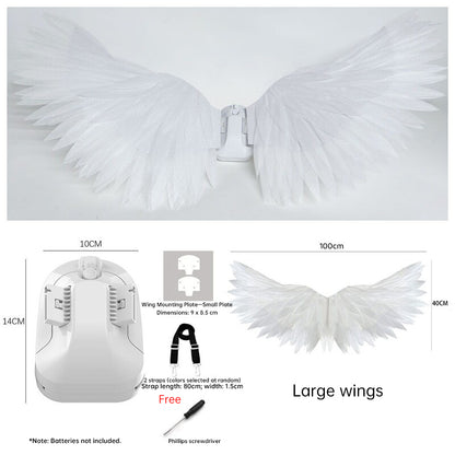 Motorized Angel Wings Flower Decoration, DIY Craft Kit for Wedding & Valentine's Bouquet