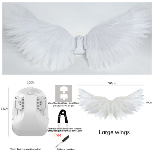 Motorized Angel Wings Flower Decoration, DIY Craft Kit for Wedding & Valentine's Bouquet