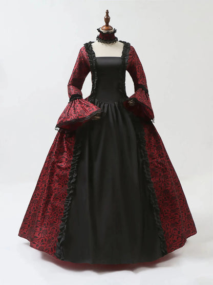 Women's Gothic Victorian Halloween Ball Gown Dress