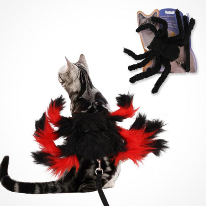 Cat Halloween Spider Harness Leash