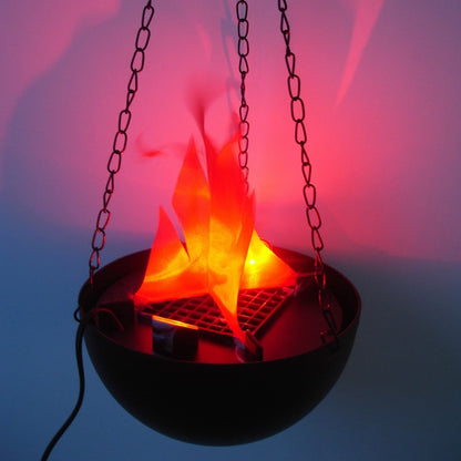 Halloween Simulation Flame Hanging Brazier Lamp
