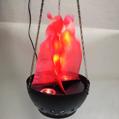 Halloween Simulation Flame Hanging Brazier Lamp